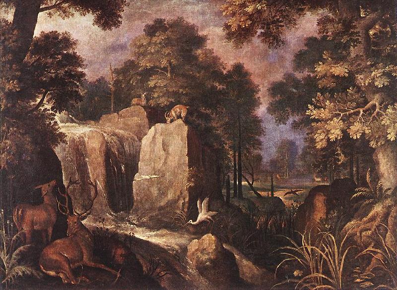 Roelant Savery Rocky Landscape oil painting image